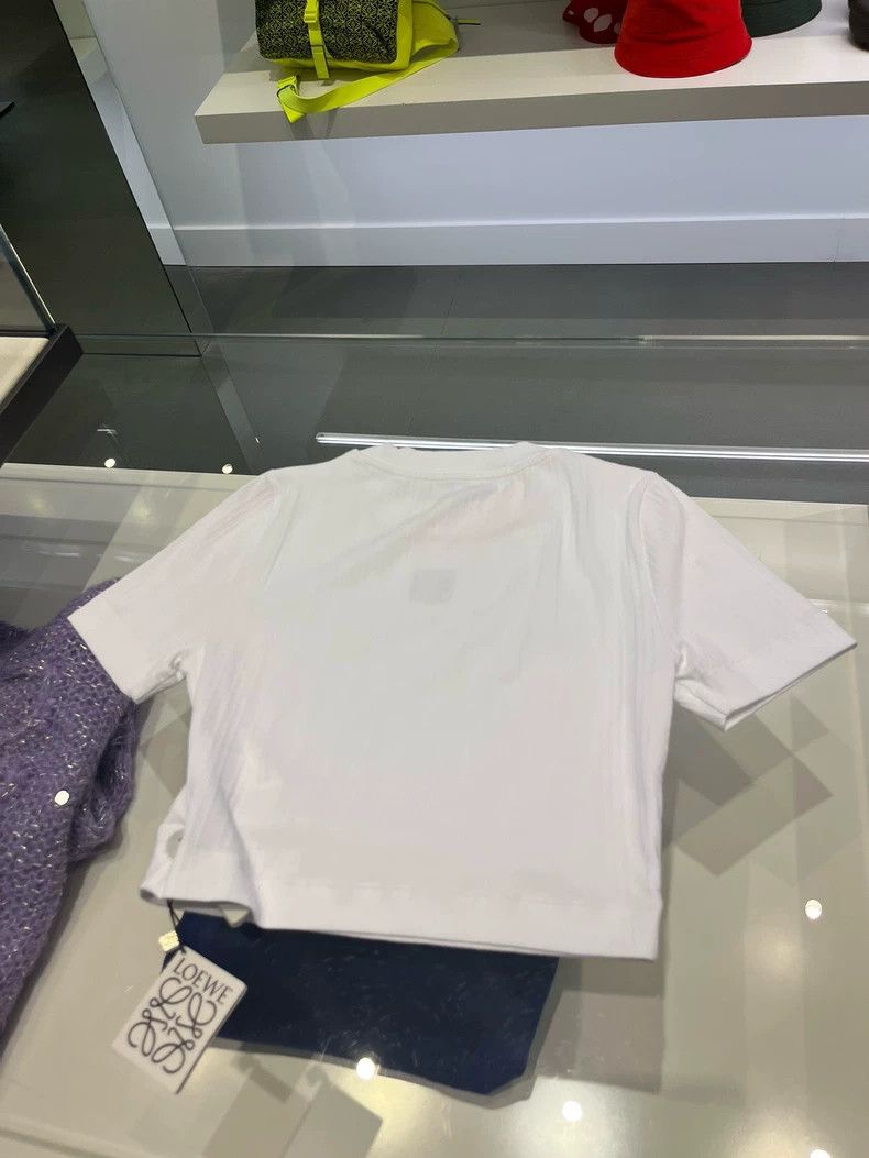 Loewe LOEWE Logo embroidered short sleeve T-shirt Size L / US 10 / IT 46 - 5 Thumbnail
