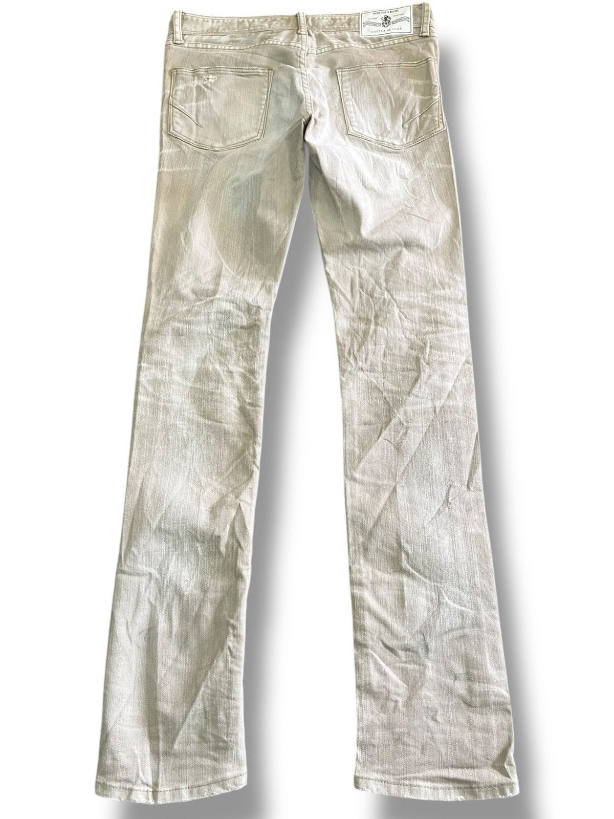 GOSTAR DE FUGA Vintage Go Star De Fuga Skinny Distressed Denim Size US 29 - 6 Thumbnail