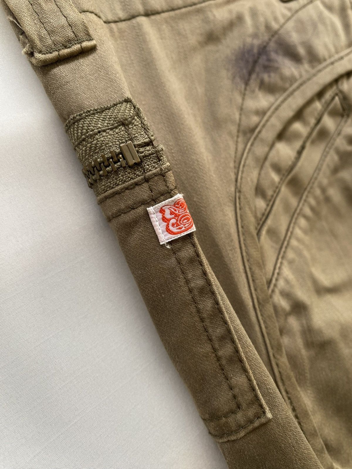 291295=Homme Vintage 291295=Homme Utility Double Knee Multi-zipper Pants Size US 31 - 15 Thumbnail