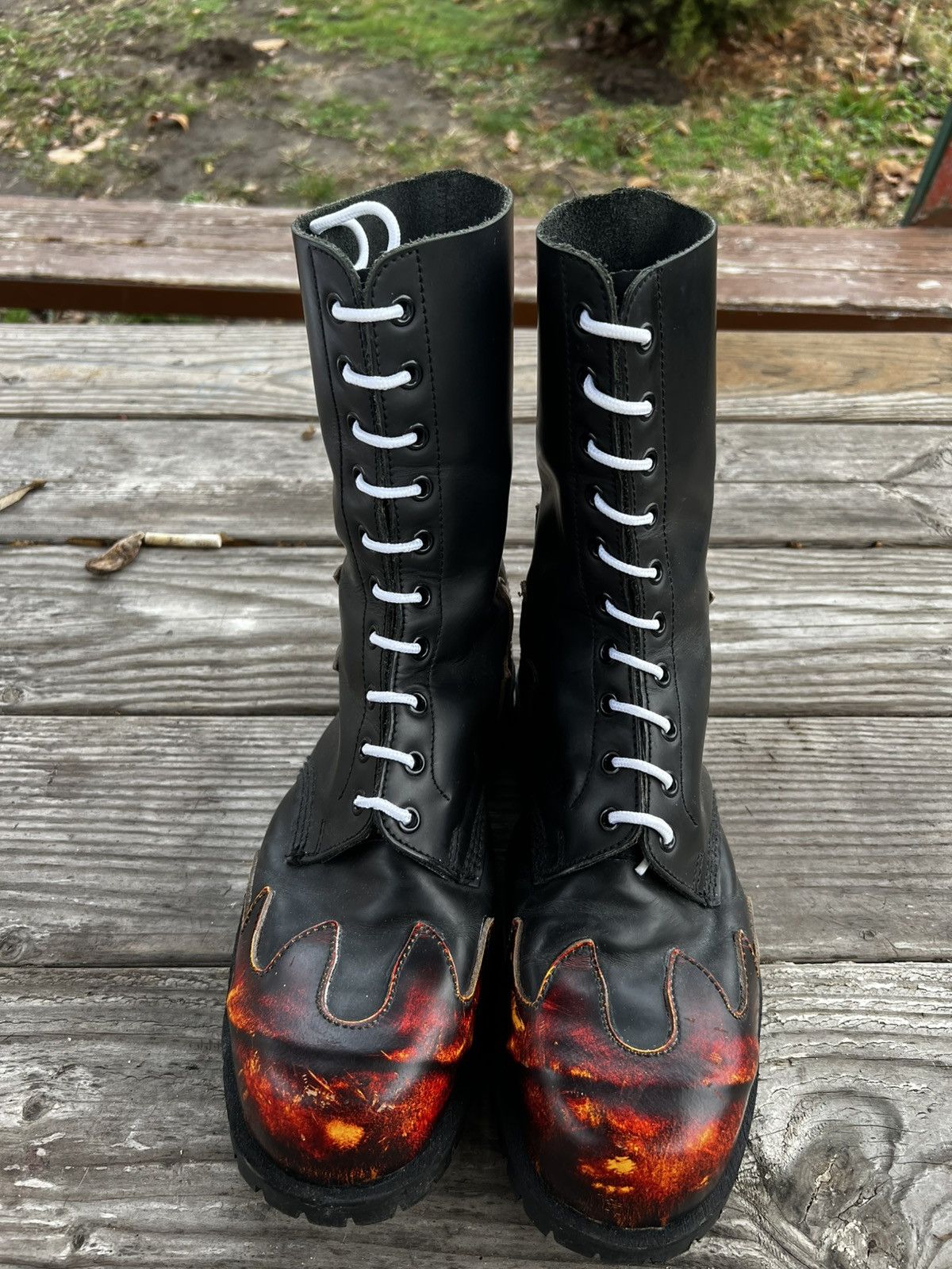 Other Vintage Rare Underground England boots steel toe leather Size US 8 / EU 41 - 4 Thumbnail