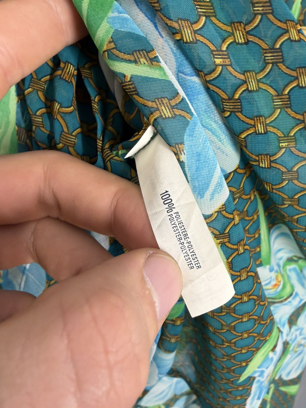 Christian Dior Monsieur Christian Dior Floral Overprinted Transparent Shirt Size L / US 10 / IT 46 - 12 Thumbnail