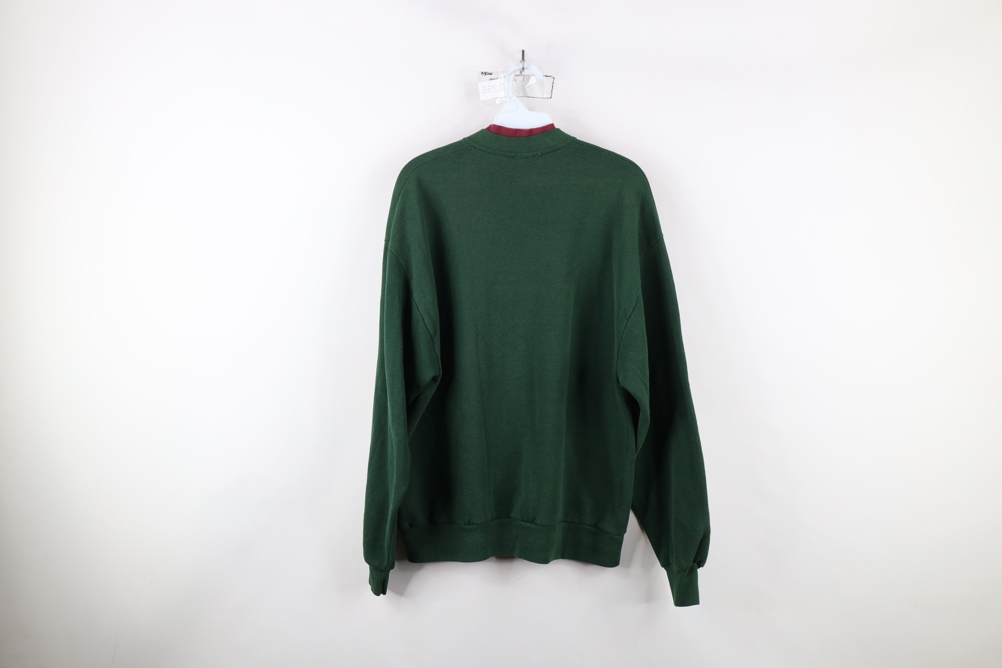 Vintage Vintage 90s Spell Out Merry Christmas Wreath Sweatshirt USA Size L / US 10 / IT 46 - 11 Thumbnail