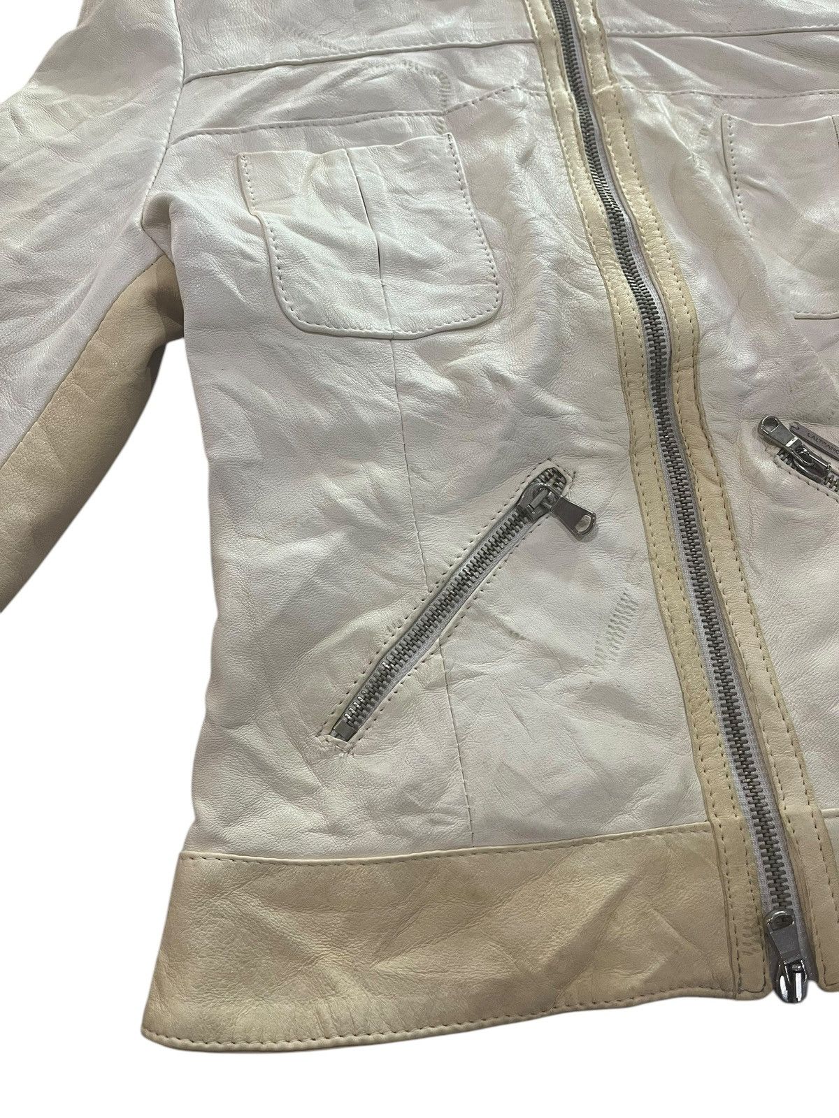 If Six Was Nine LAST DROP!!! LALTRAMODA LGB GENUINE LEATHER ZIPPER JACKET Size XS / US 0-2 / IT 36-38 - 4 Thumbnail