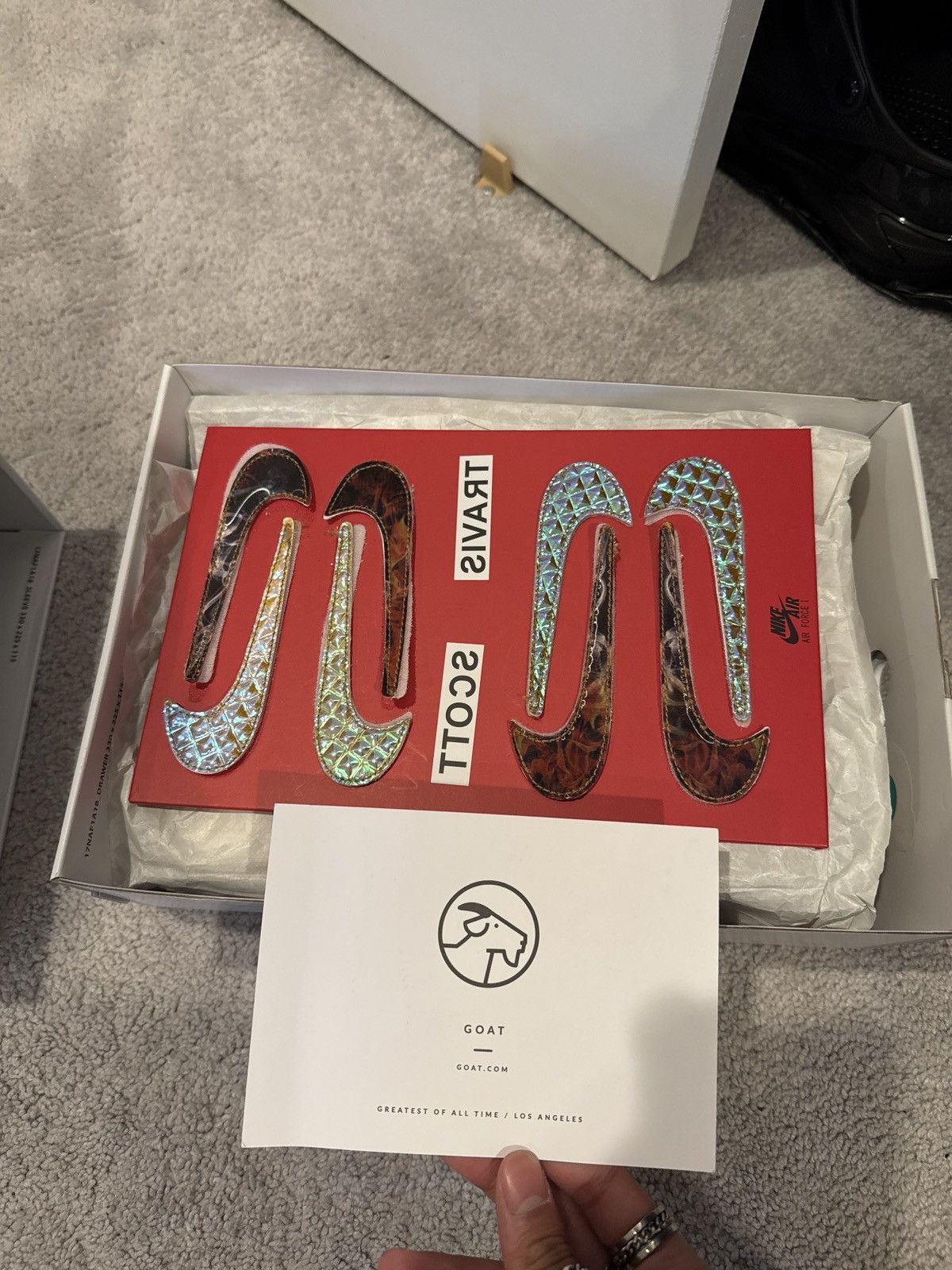 Nike × Travis Scott Travis Scott airforce 1 (white) Size US 9 / EU 42 - 9 Thumbnail