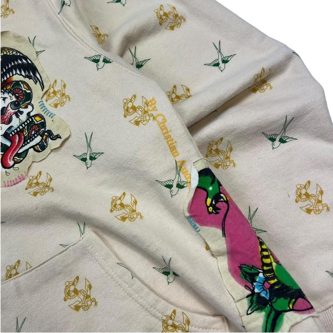 Ed Hardy Vintage Ed Hardy Skull, Eagle, Snake Zip Up Hoodie - Large Size US L / EU 52-54 / 3 - 5 Thumbnail