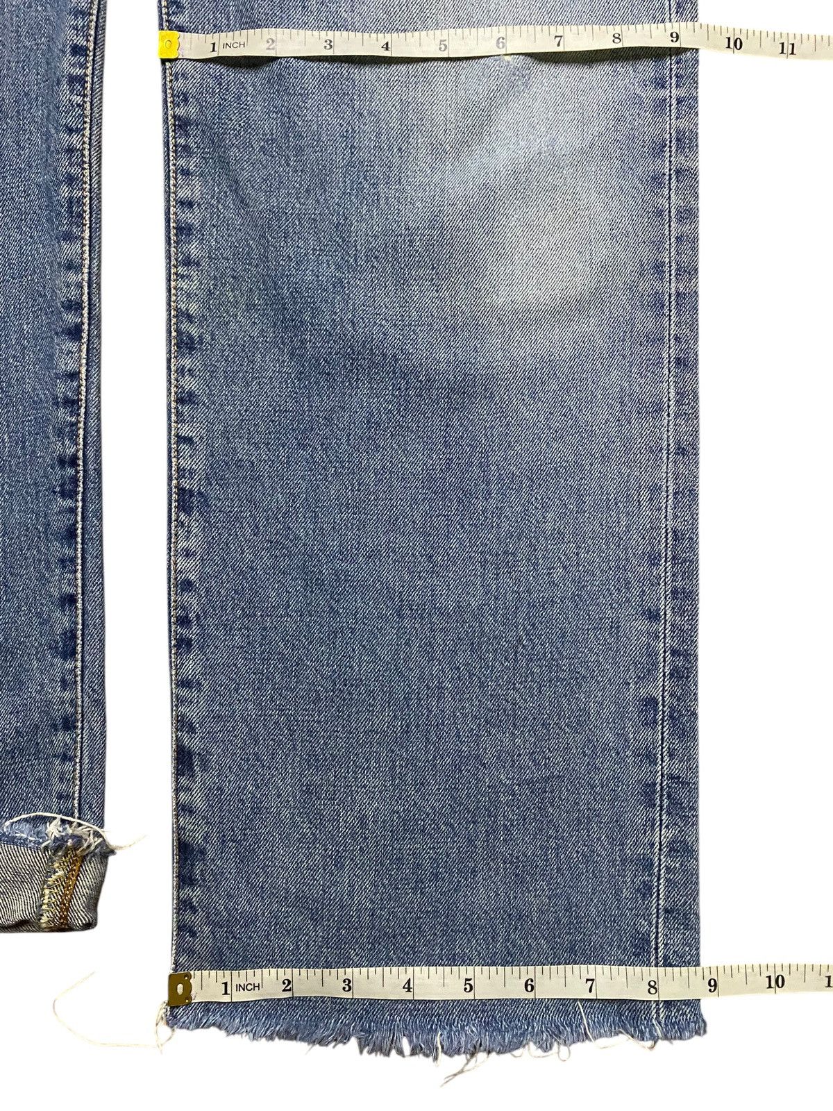 Edwin Japan Edwin Selvedge 505xx Light Wash Distressed Baggy Jeans Size US 33 - 16 Thumbnail