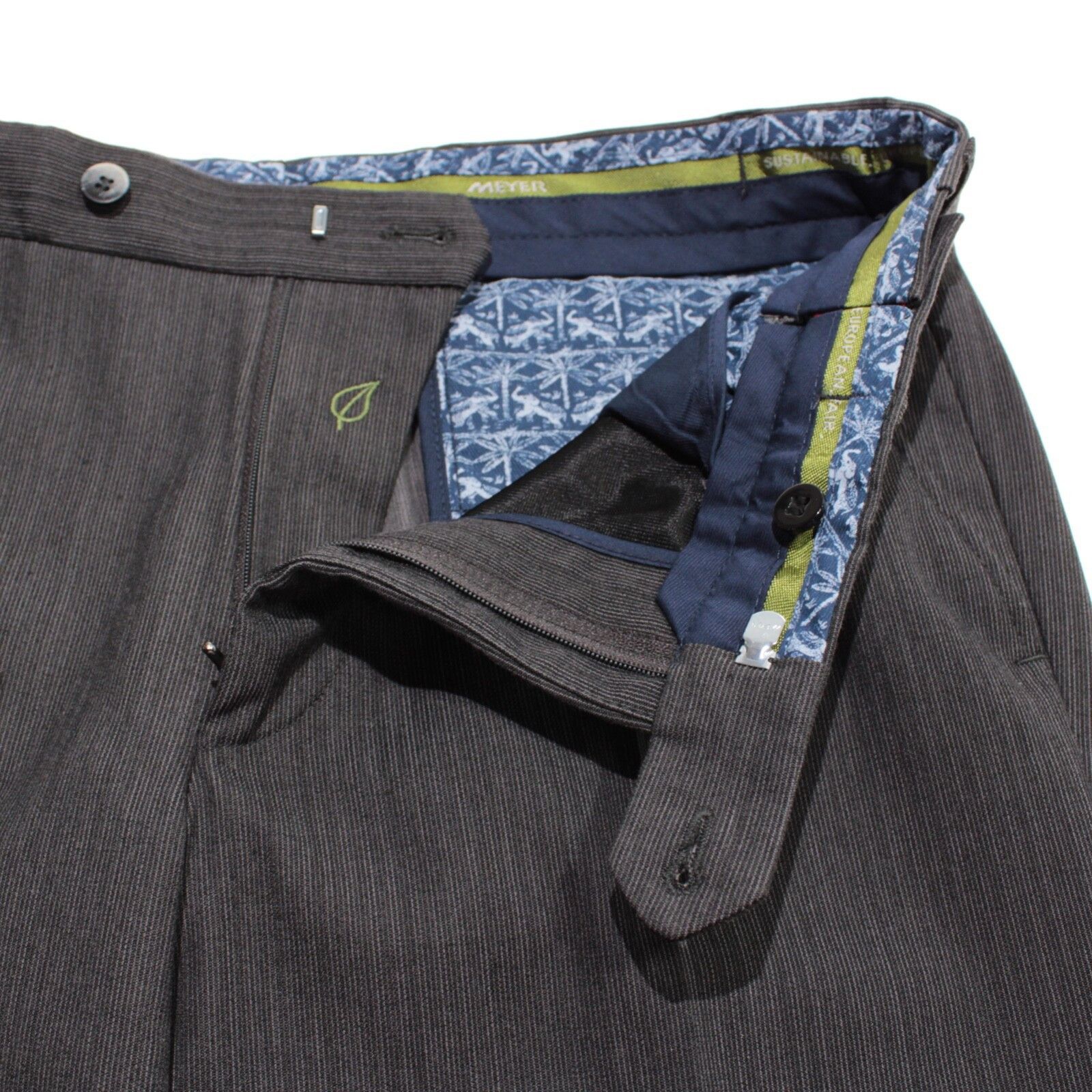 Other Meyer New with tags Dress Pants Size 34 US In Gray Size US 34 / EU 50 - 3 Thumbnail