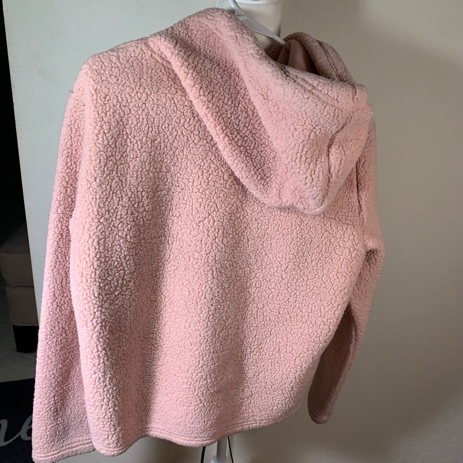 Fila FILA Women’s Hoodie Size M Pink Sherpa Pullover Size M / US 6-8 / IT 42-44 - 3 Thumbnail