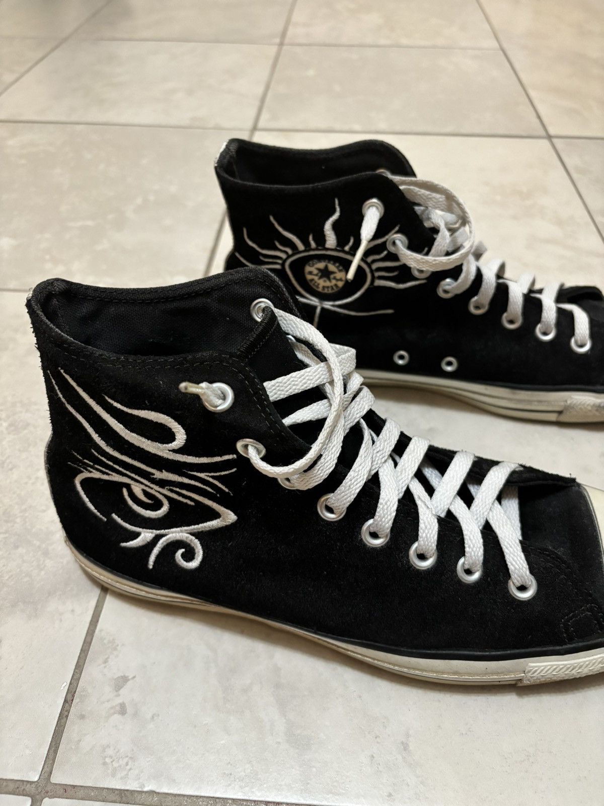 Converse Rare Vintage 90s Dennis Rodman Converse All Star Suede shoes Size US 9 / EU 42 - 3 Thumbnail