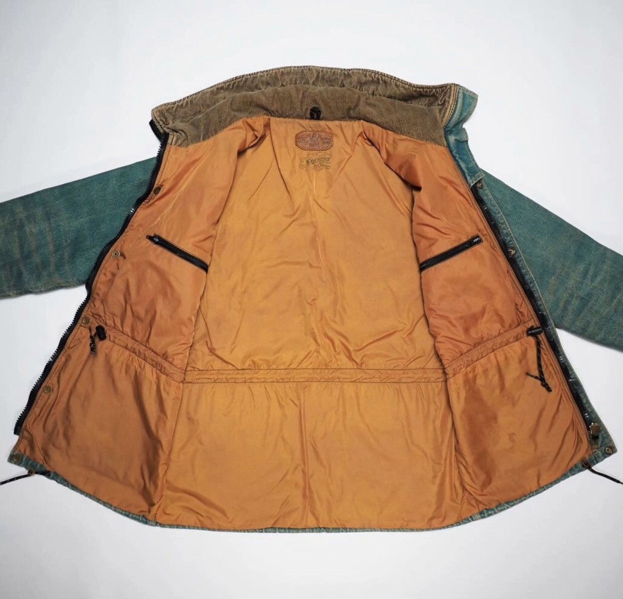KAPITAL KOUNTRY made old faded logging hunting jacket2412-