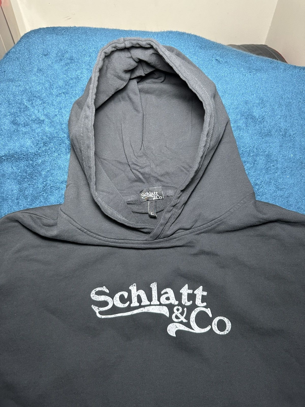 Designer × Supreme Black Schlatt&Co Hooded sweatshirt Size US L / EU 52-54 / 3 - 7 Thumbnail