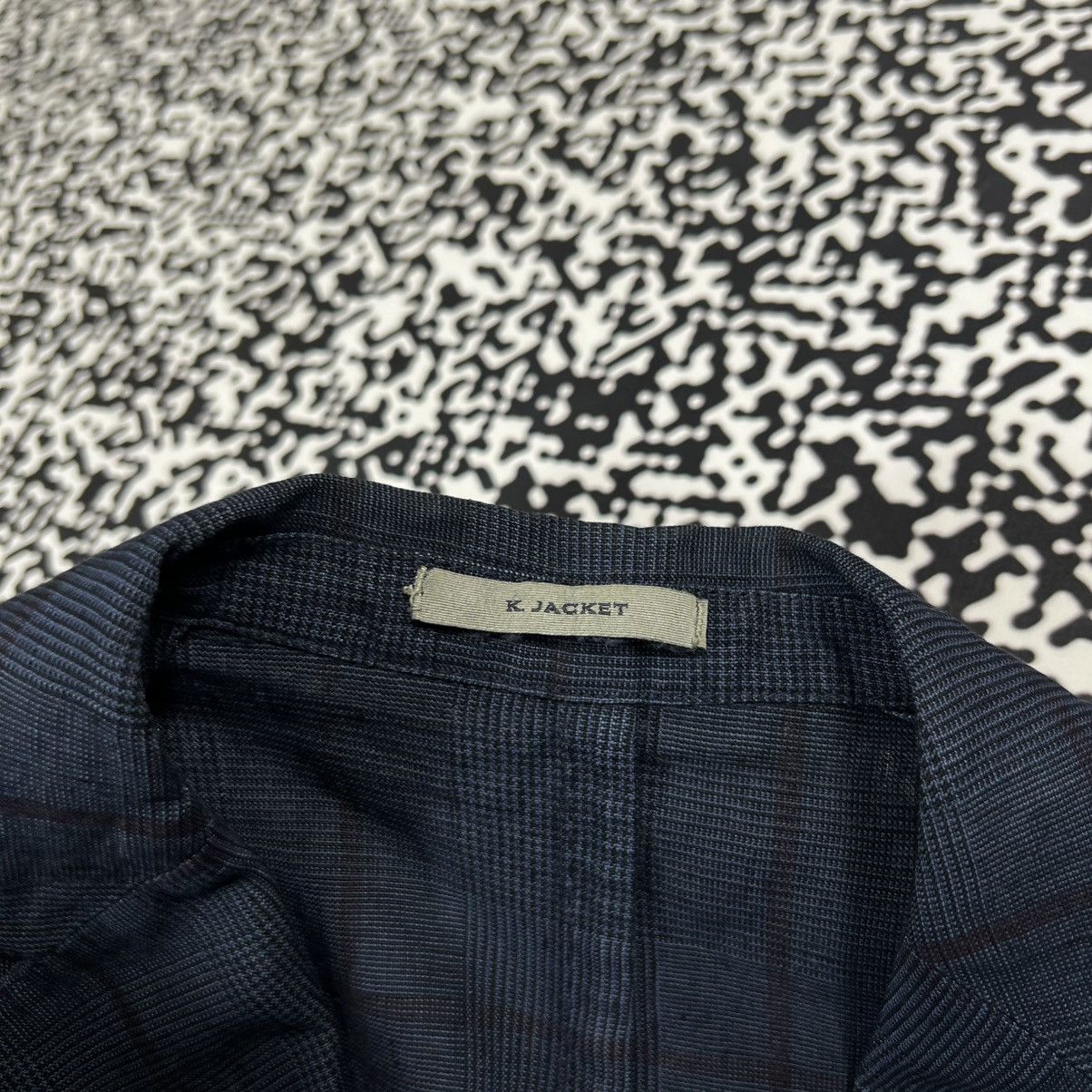 Boglioli BOGLIOLI K Jacket Linen Checked Blazer Luxury Casual Style Size 40R - 17 Thumbnail