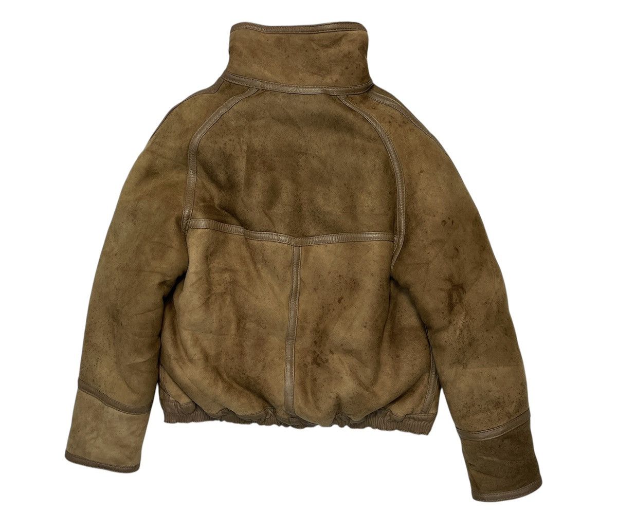 Leather Vintage Leather Shearling Mink Fur Lining Size US M / EU 48-50 / 2 - 2 Thumbnail