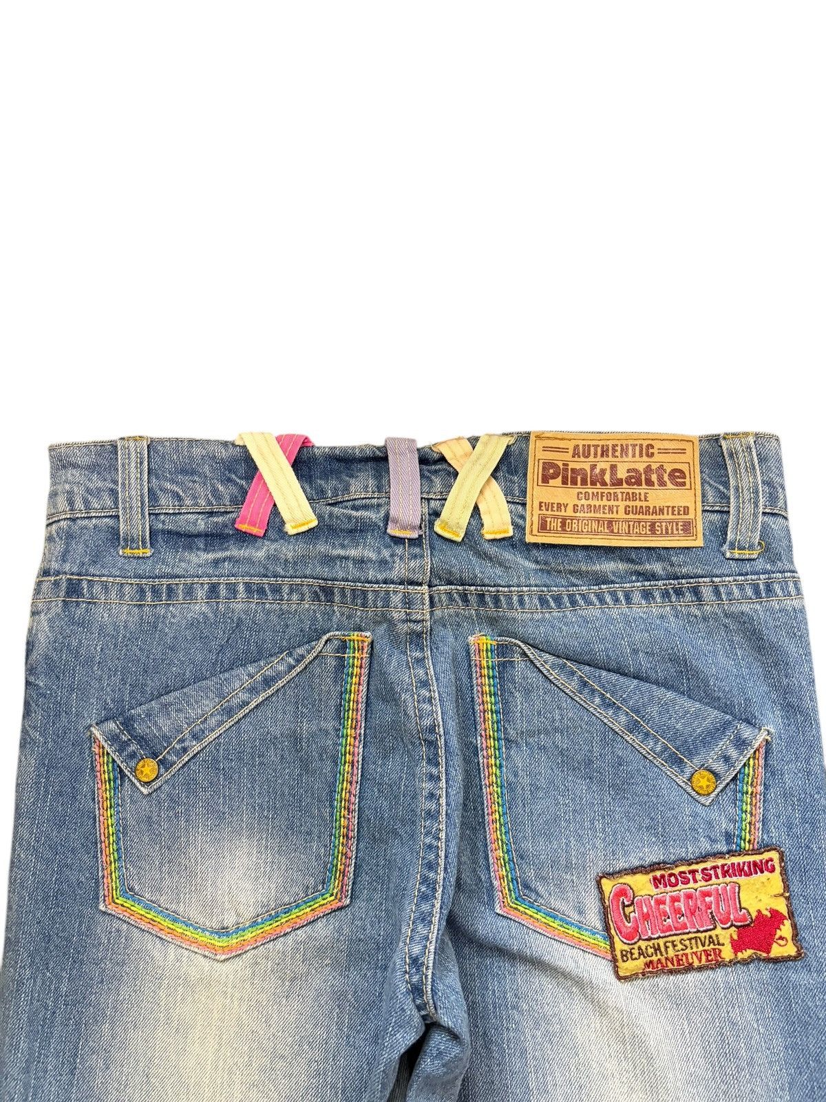 Dsquared2 Vintage Japanese Brand Embellished Distressed Jeans Size 29" - 4 Thumbnail
