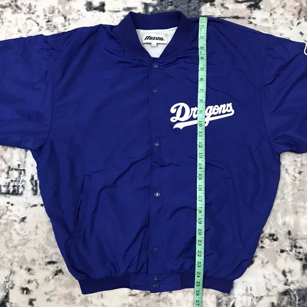 MLB × Mizuno × Vintage Vintage 90s Mizuno X Dragon Baseball MLB Bomber Jacket Size US M / EU 48-50 / 2 - 14 Thumbnail