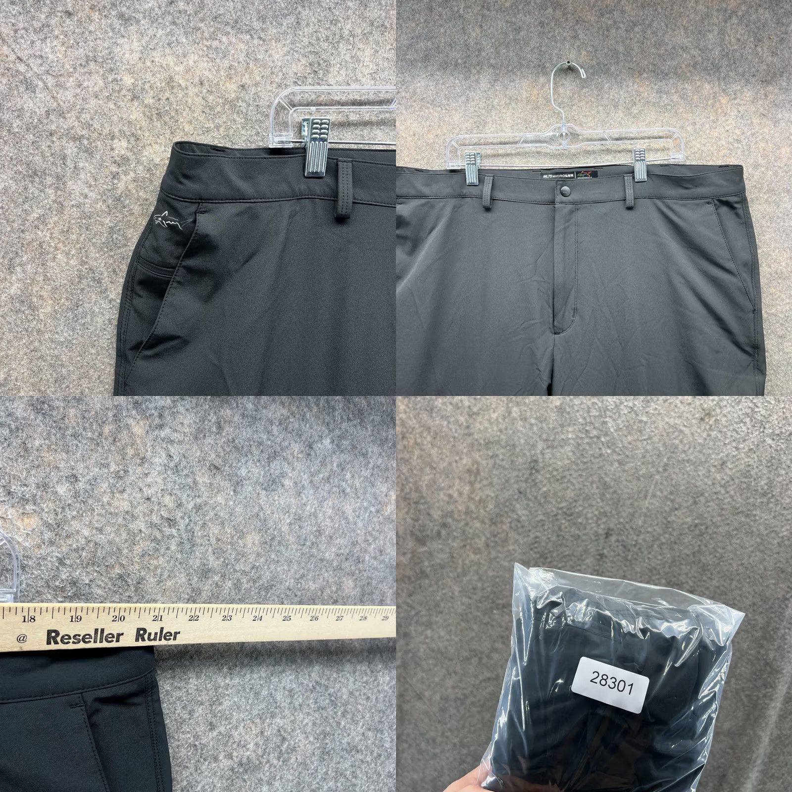 Vintage VINTAGE: No? (but per rules, vintage would be VINTAGE if applicable) Greg Norman Pants Men 40x30 Black Chino Flat Front Dress Casual Formal Workwear Size US 40 / EU 56 - 8 Thumbnail