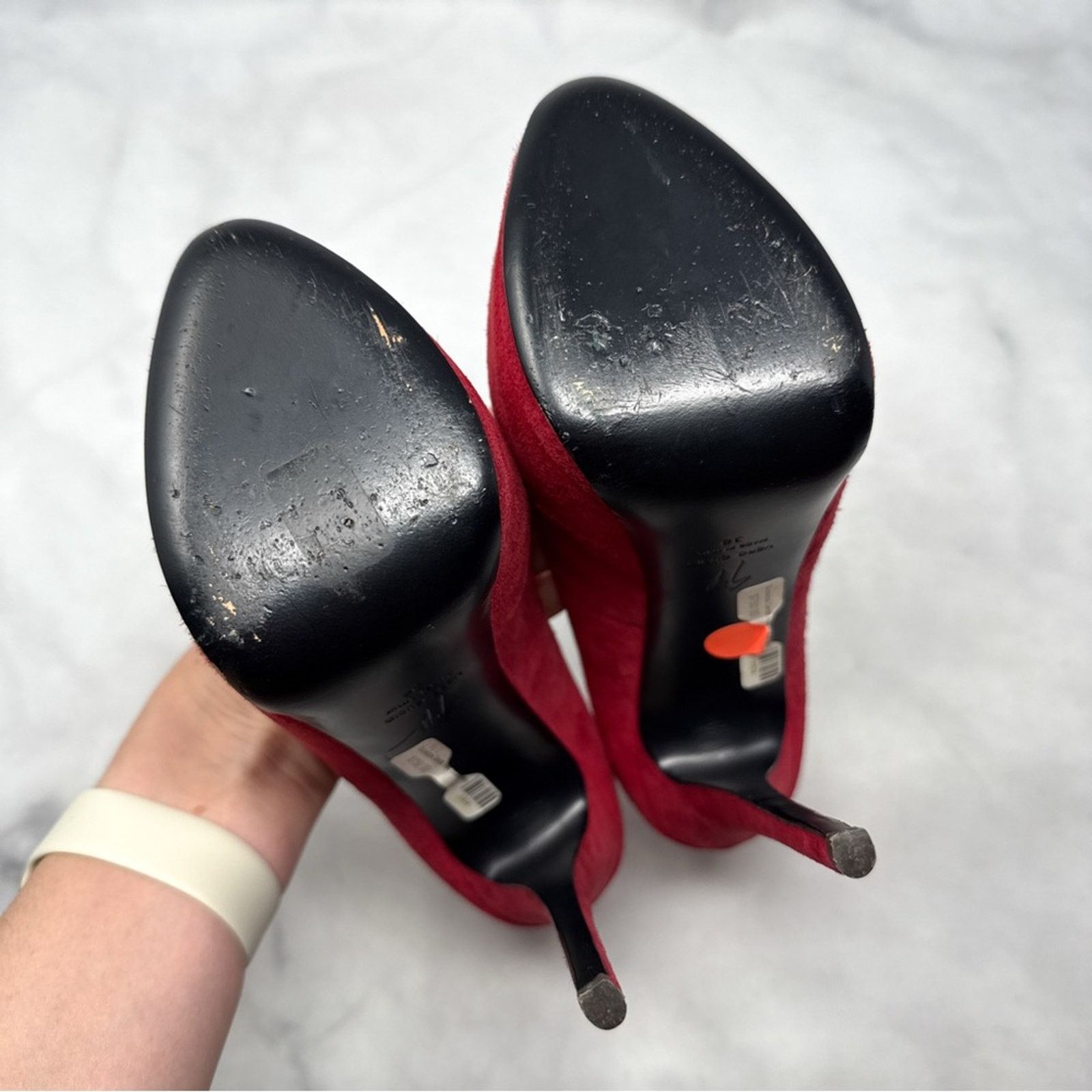 Giuseppe Zanotti Giuseppe Zanotti Rhinestone Lightning Bolt Platform Heels 38 Size US 8 / IT 38 - 10 Thumbnail