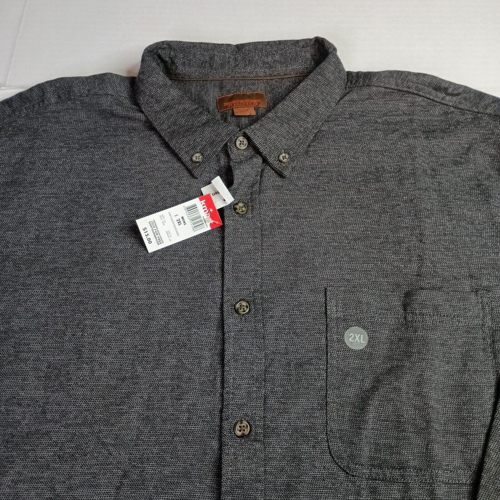 Northwest Territory Northwest Territory Shirt Men's 2XL Dark Gray 100% Cotton Size US XXL / EU 58 / 5 - 3 Thumbnail