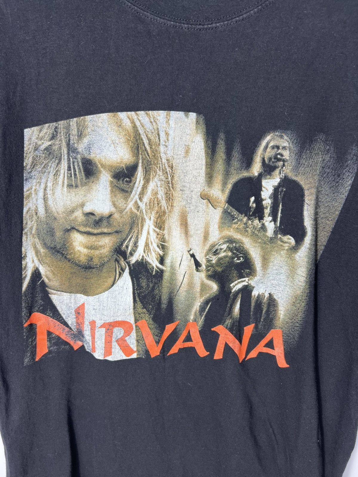 Nirvana Vintage 90s Nirvana Kurt Cobain Band Tee Shirt Rare Size M Size US M / EU 48-50 / 2 - 2 Thumbnail