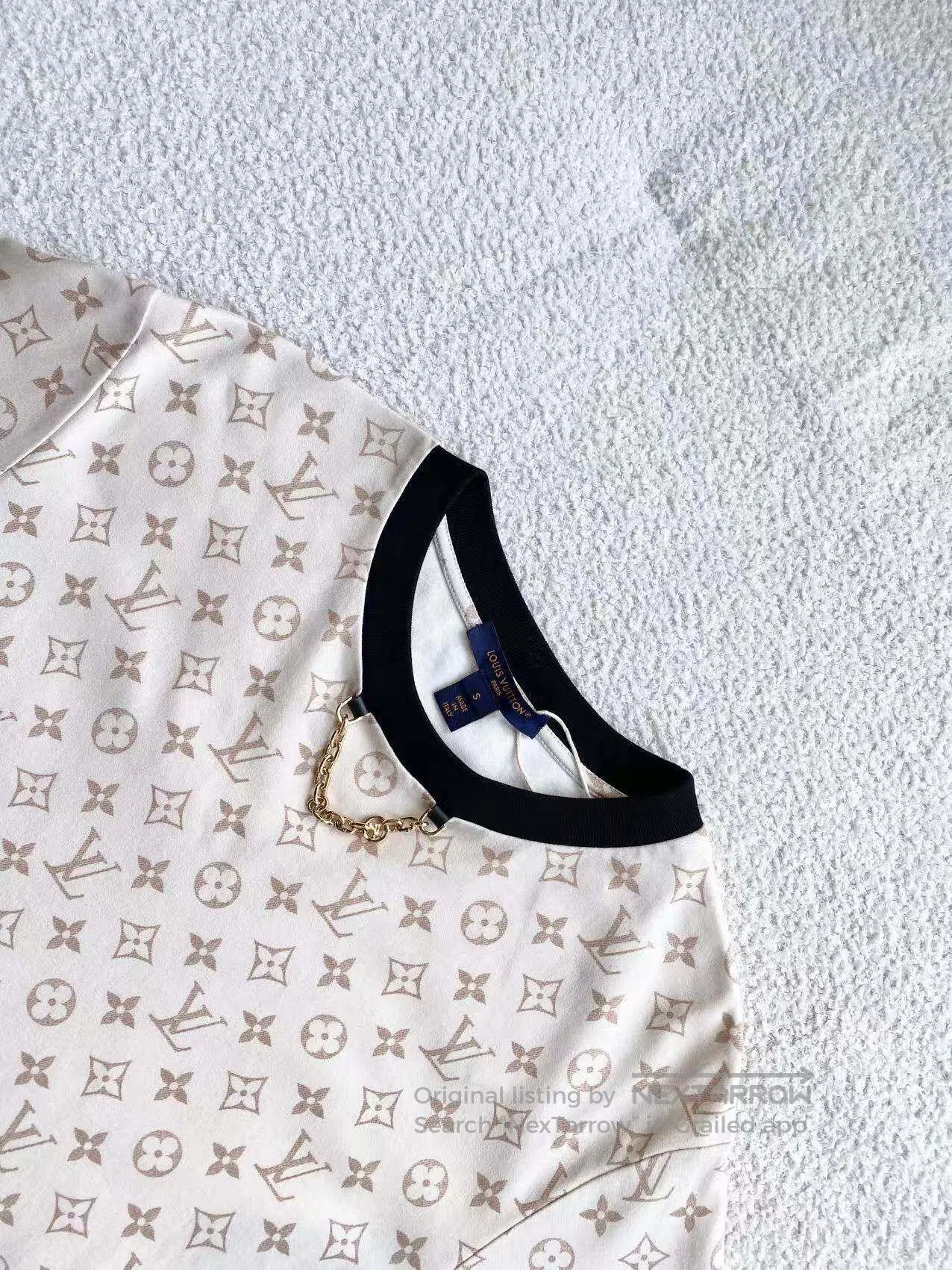 Louis Vuitton Louis Vuitton The old flower is full of printed chain logo Size S / US 4 / IT 40 - 4 Thumbnail