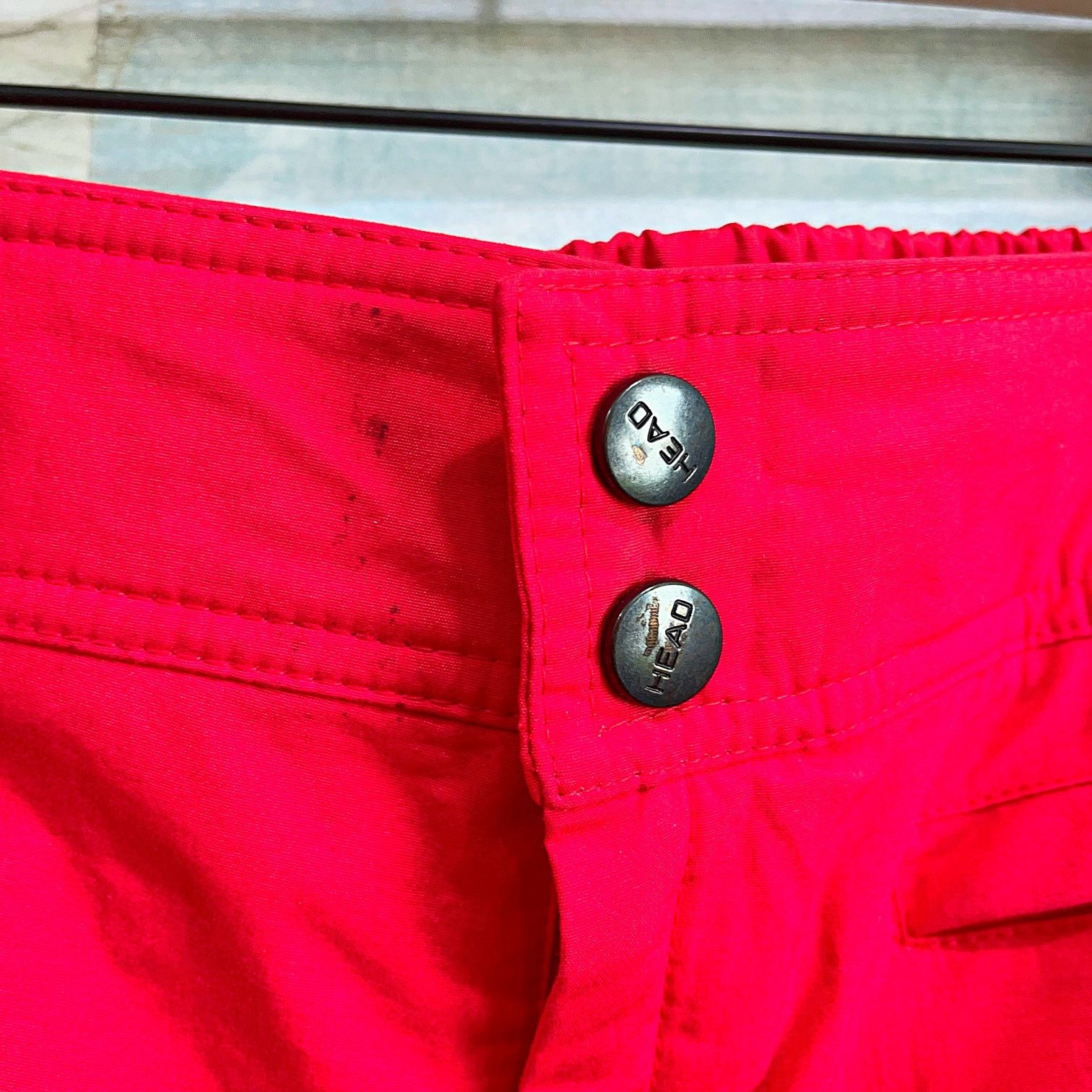 Vintage HEAD Sportswear Vintage 90s Ski Snowboard Pants Red Mens L Size US 36 / EU 52 - 3 Thumbnail