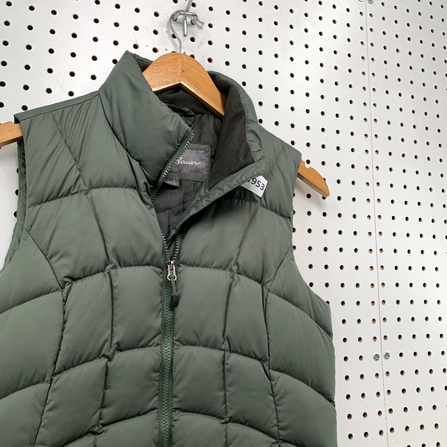Eddie Bauer Eddie Bauer Down Puffer Vest Jacket Womens Small Gray Quilted 18x25.5 Size S / US 4 / IT 40 - 7 Thumbnail