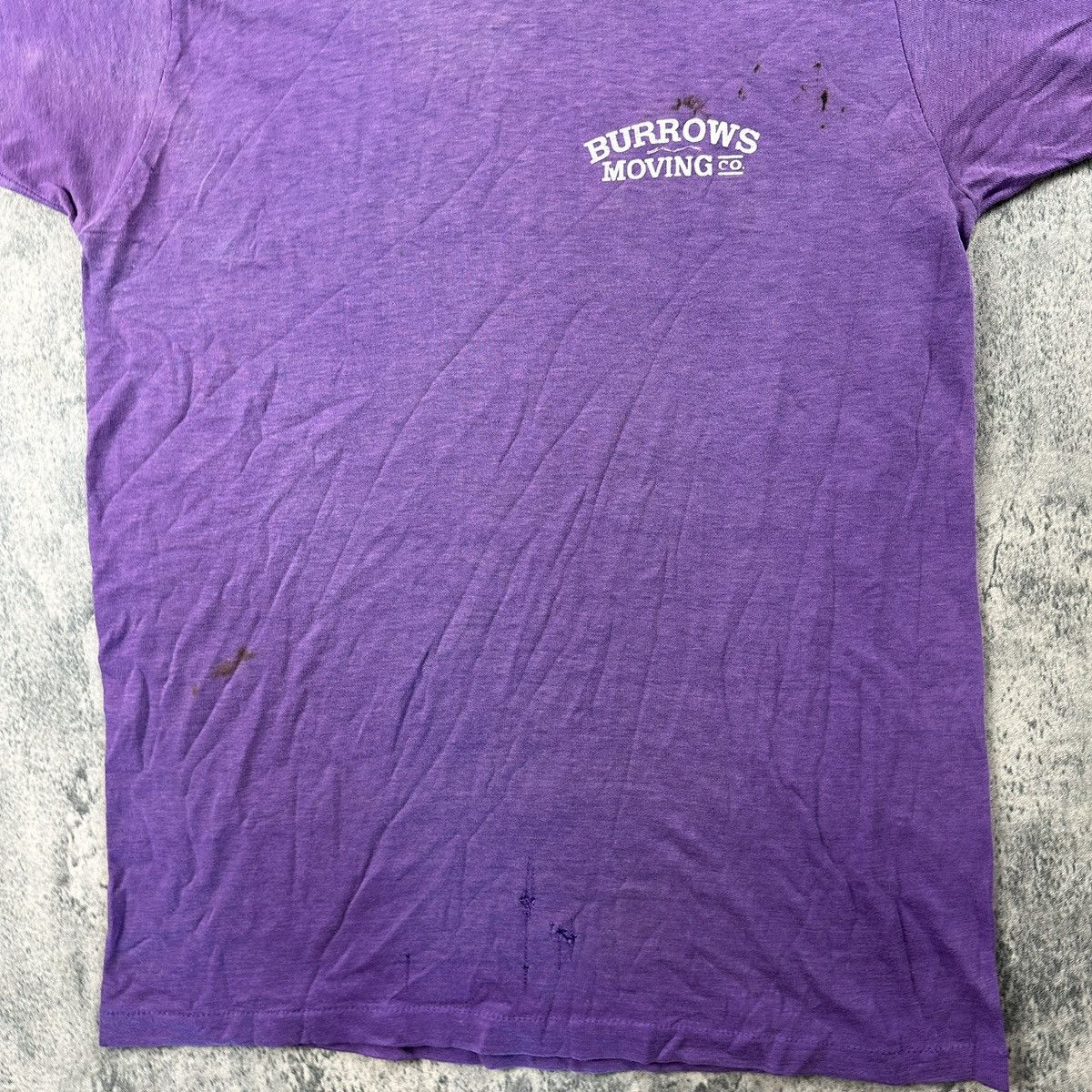 Other × Vintage Vintage 80s Faded Moving Tee Single Stitched Size US M / EU 48-50 / 2 - 8 Thumbnail