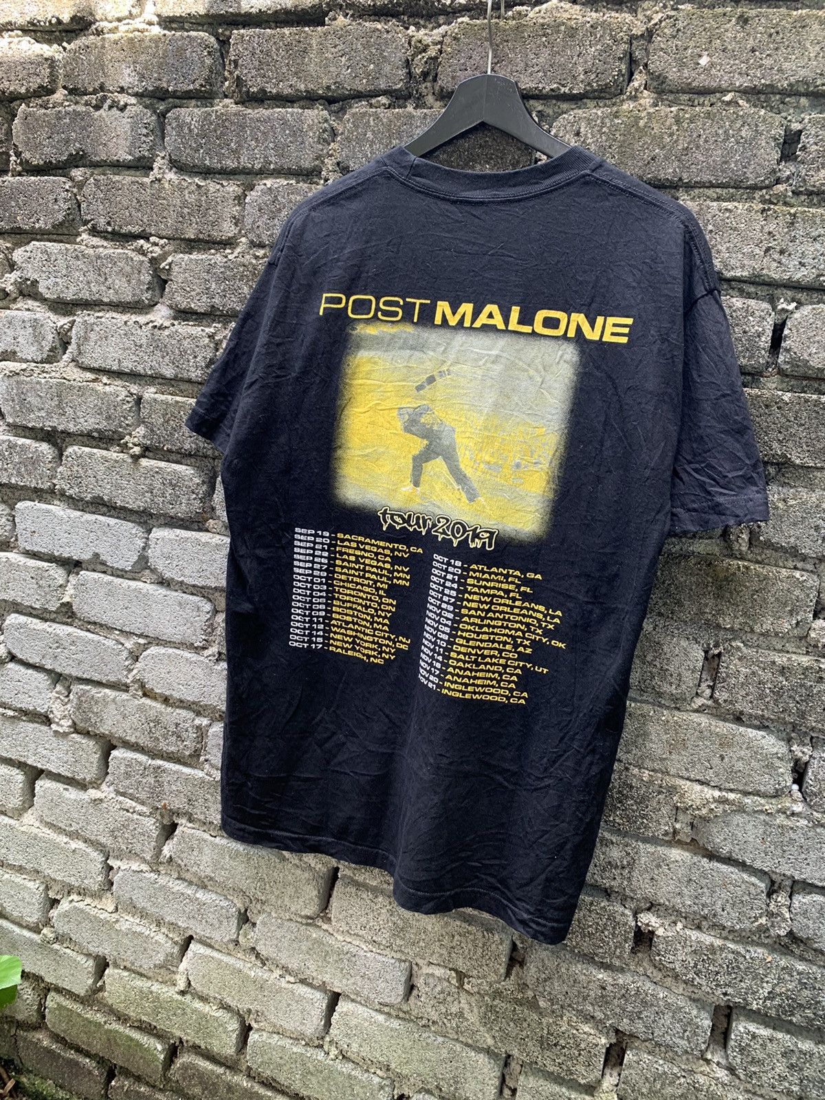 Band Tees × Rap Tees Post Malone Tour Tees Size US L / EU 52-54 / 3 - 6 Thumbnail