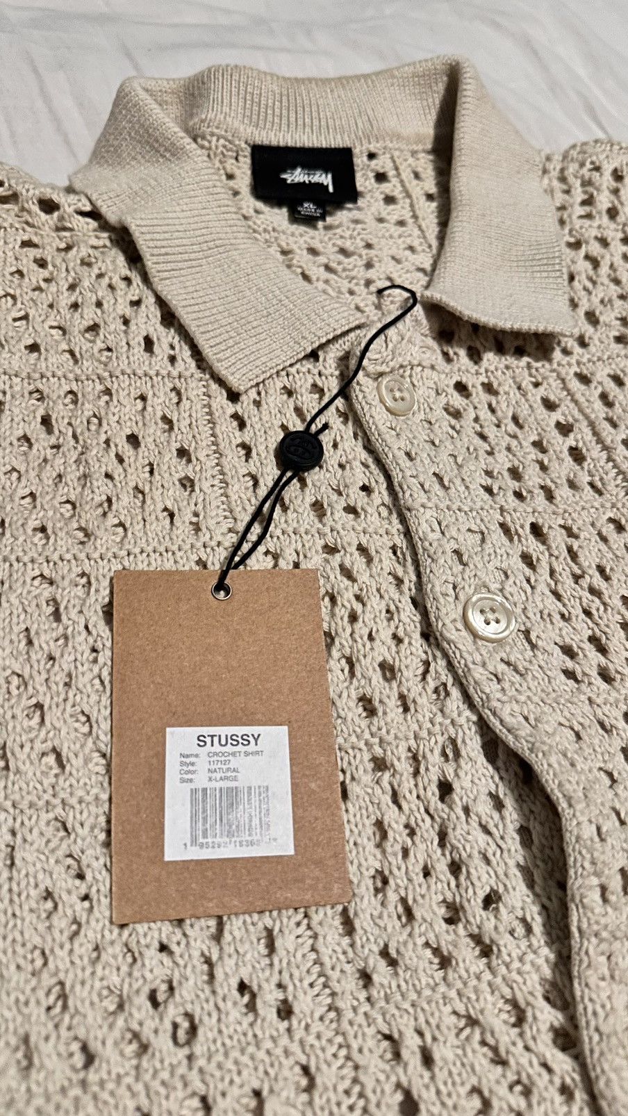 Stussy Stussy Crochet Button up Size US XL / EU 56 / 4 - 3 Thumbnail