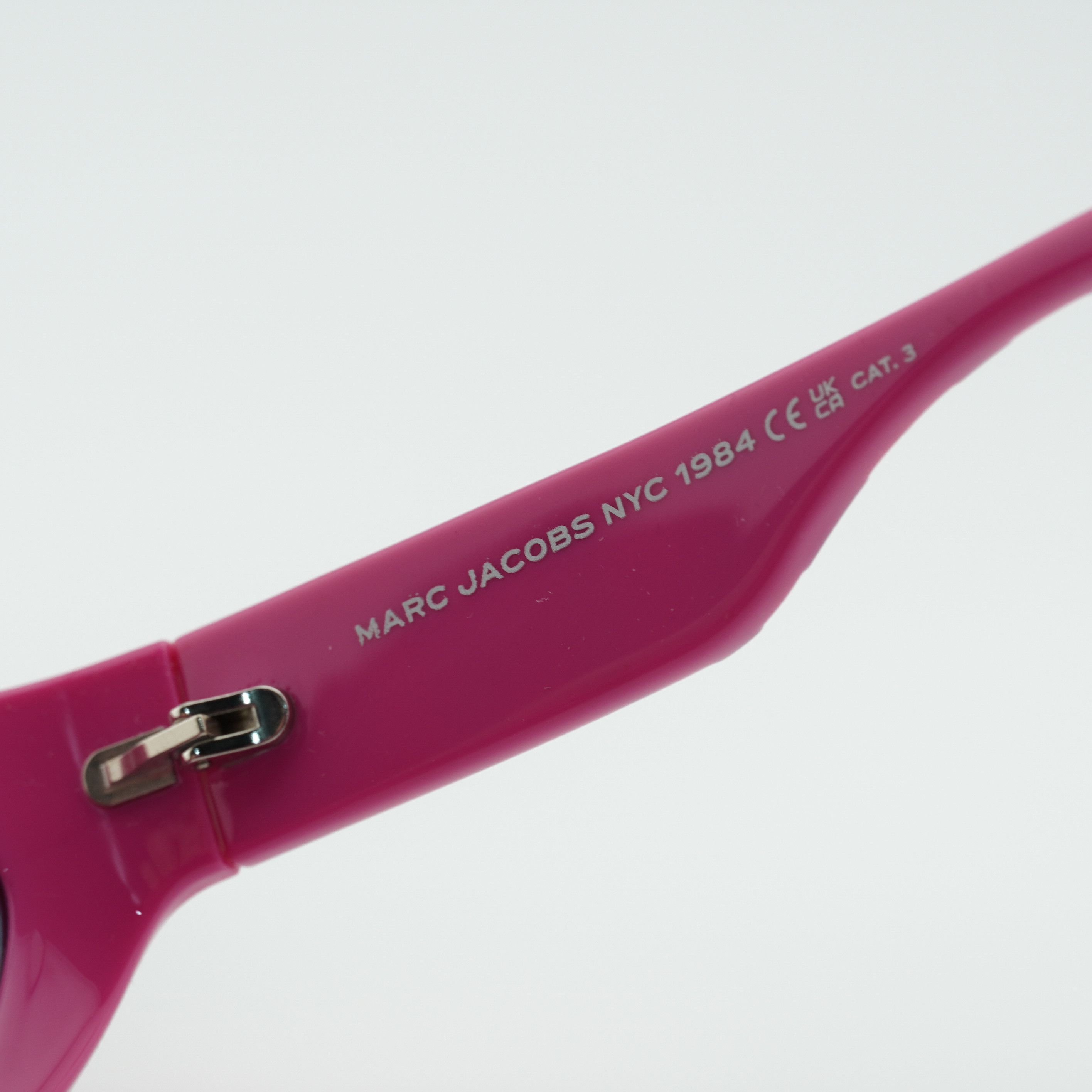 Marc Jacobs Marc Jacobs MARC 738/S 0EWW IR Sunglasses Fuchsia Cat Eye Size ONE SIZE - 5 Thumbnail