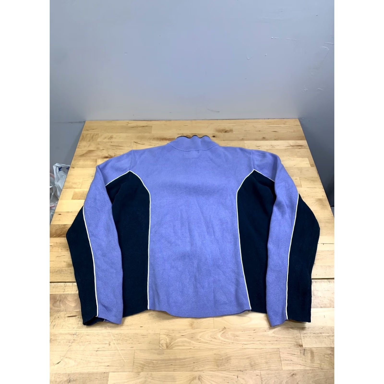 Vintage VINTAGE LL Bean Women L Purple 1/4 Zip Fleece Casual Outdoor Pullover Sweatshirt Size L / US 10 / IT 46 - 8 Thumbnail