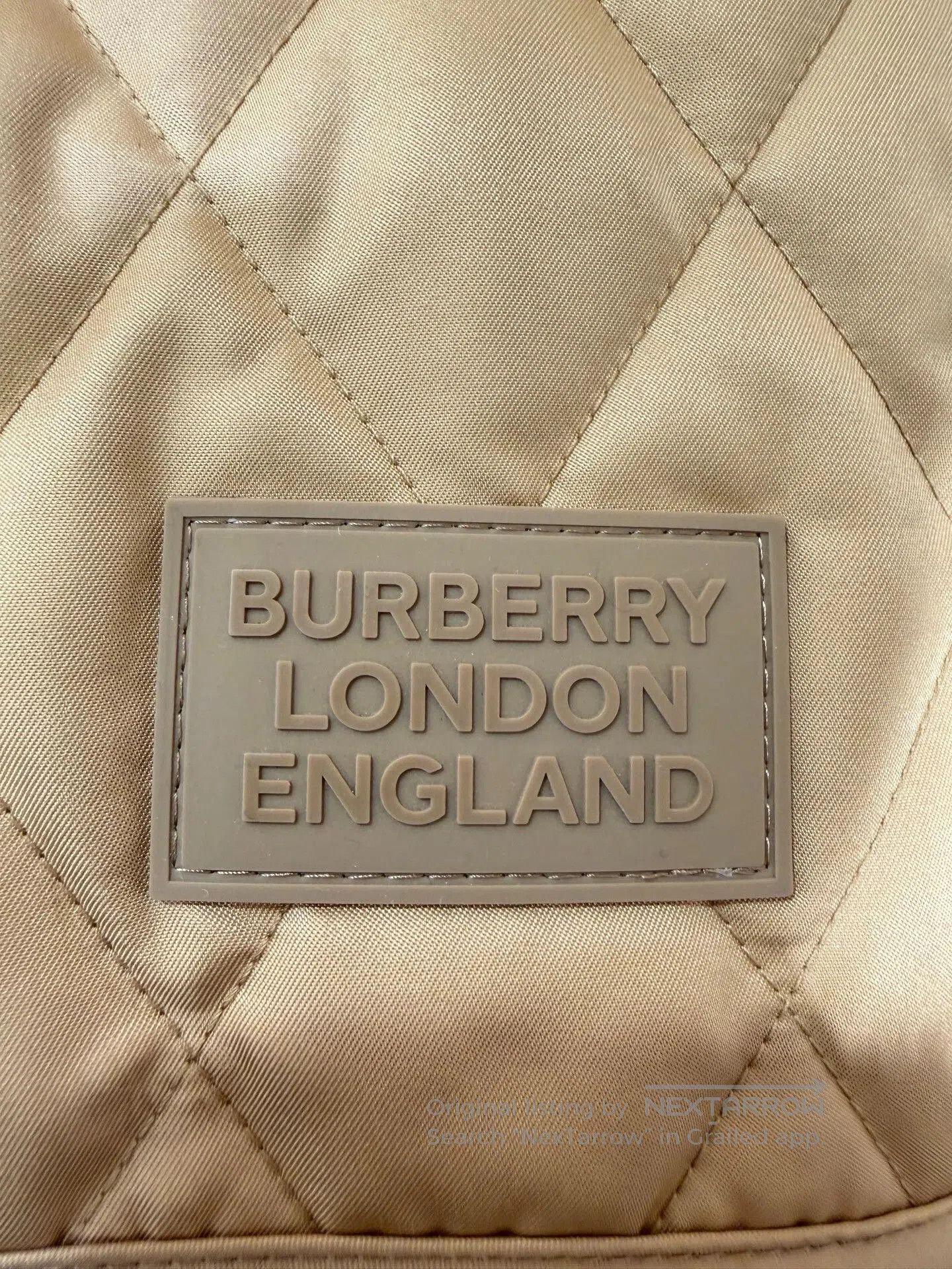 Burberry Burberry Beige Quilted Cotton Coat XL. Size US XL / EU 56 / 4 - 4 Thumbnail