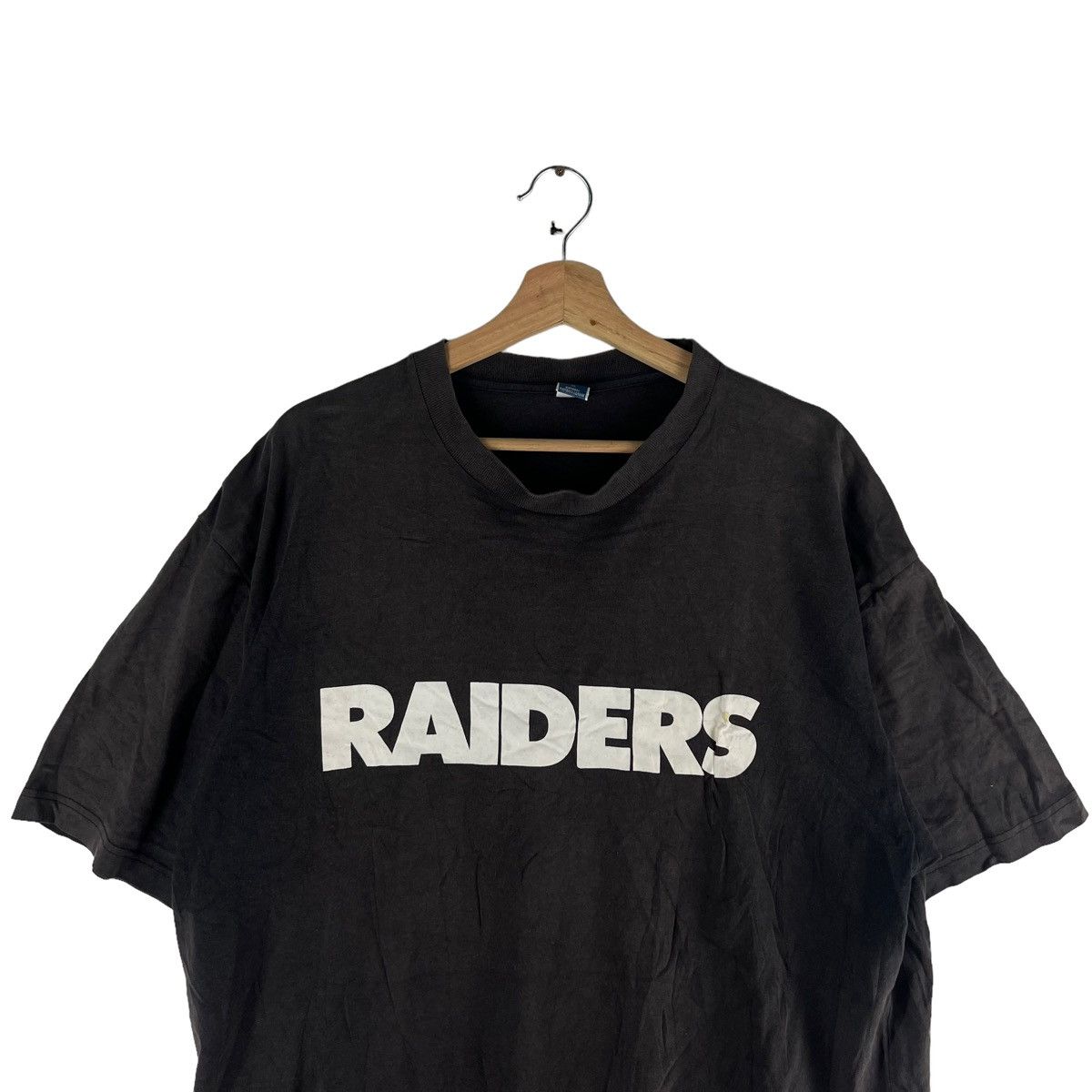 NFL 🔥90’s Vtg NFL Raiders T-Shirt Big Logo Size US L / EU 52-54 / 3 - 2 Thumbnail