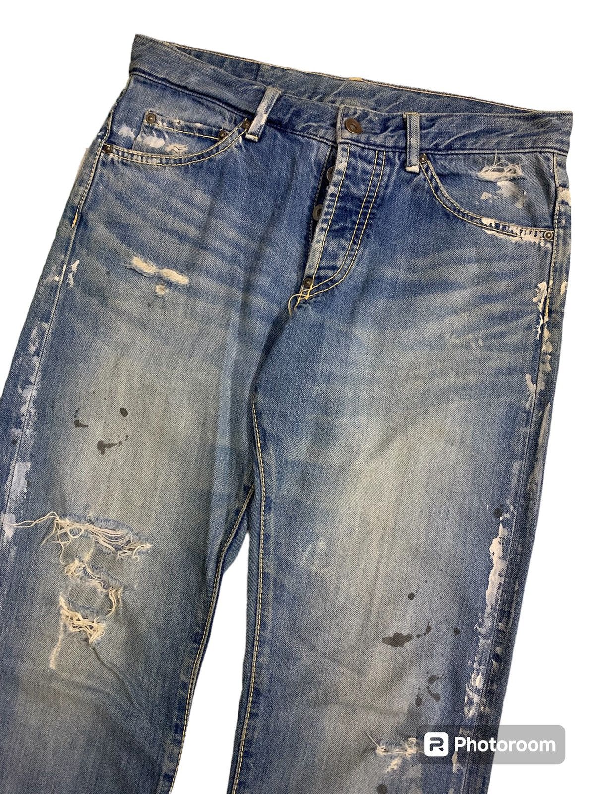Kapital Vintage Journal Standard Painted Denim Size US 30 / EU 46 - 5 Thumbnail