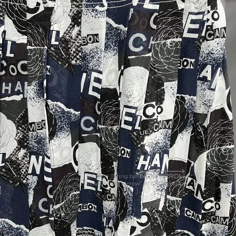 Chanel Chanel Multicolor Silk Midi Skirt . Size 30" / US 8 / IT 44 - 3 Thumbnail