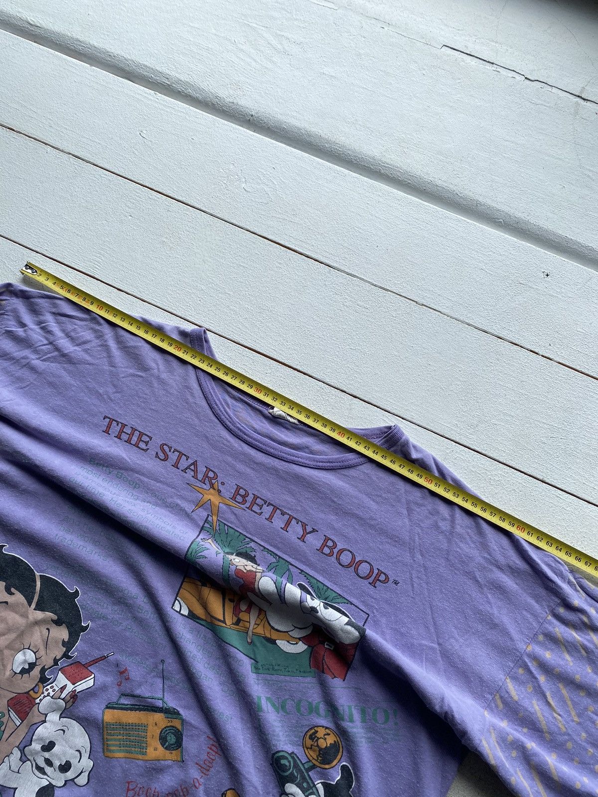Cartoon Network × Vintage 🔥1991 Betty Boop The Star Incognito OG VNTG Purple Oversized Size US L / EU 52-54 / 3 - 12 Thumbnail