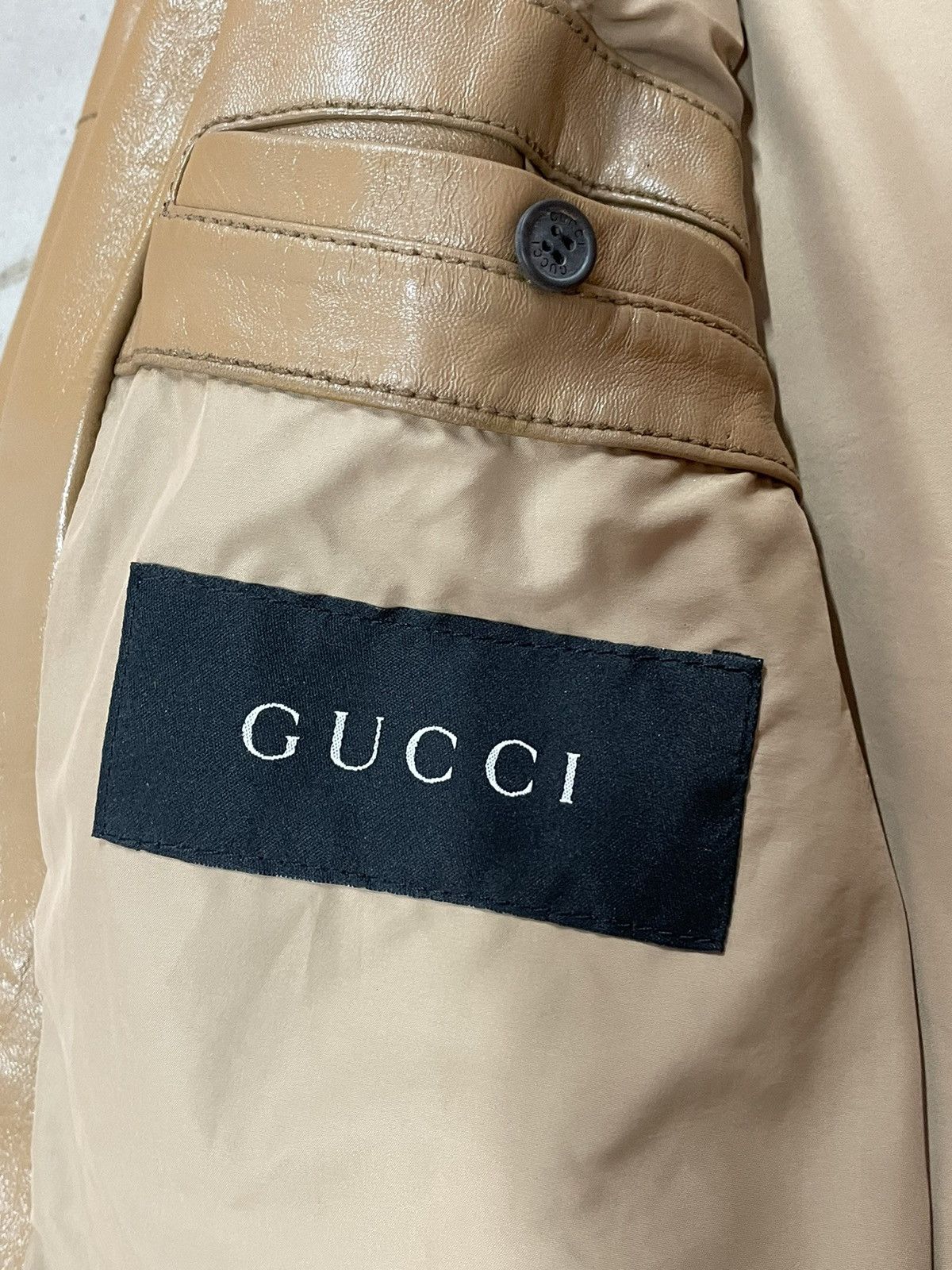Gucci Runway Opening Fall2000-2001 Gucci Leather Jacket Size US M / EU 48-50 / 2 - 17 Thumbnail