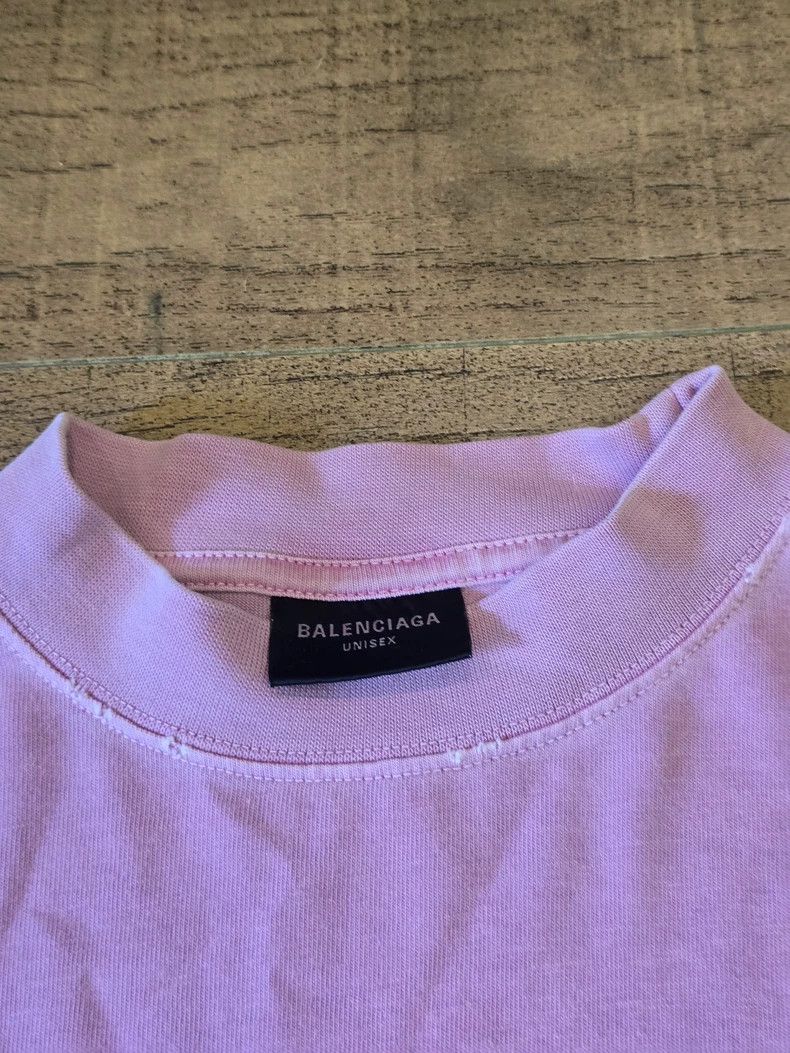 Balenciaga Balenciaga Pink Eiffel Tower Short Sleeve T-shirt Size US S / EU 44-46 / 1 - 3 Thumbnail