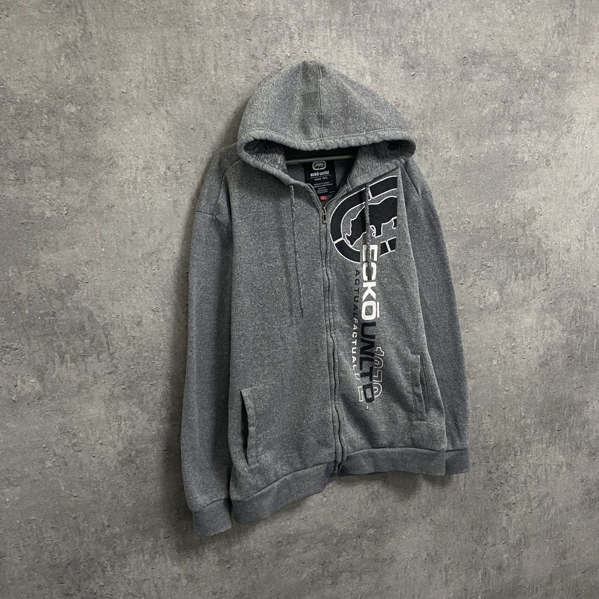 Ecko Unltd. Vintage Big Logo Rare Skate Rap Ecko Unltd Zip Hoodie Size US XL / EU 56 / 4 - 3 Thumbnail