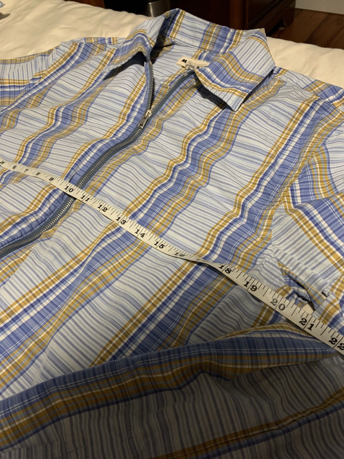 Marni marni zip up plaid work shirt Size US M / EU 48-50 / 2 - 2 Thumbnail
