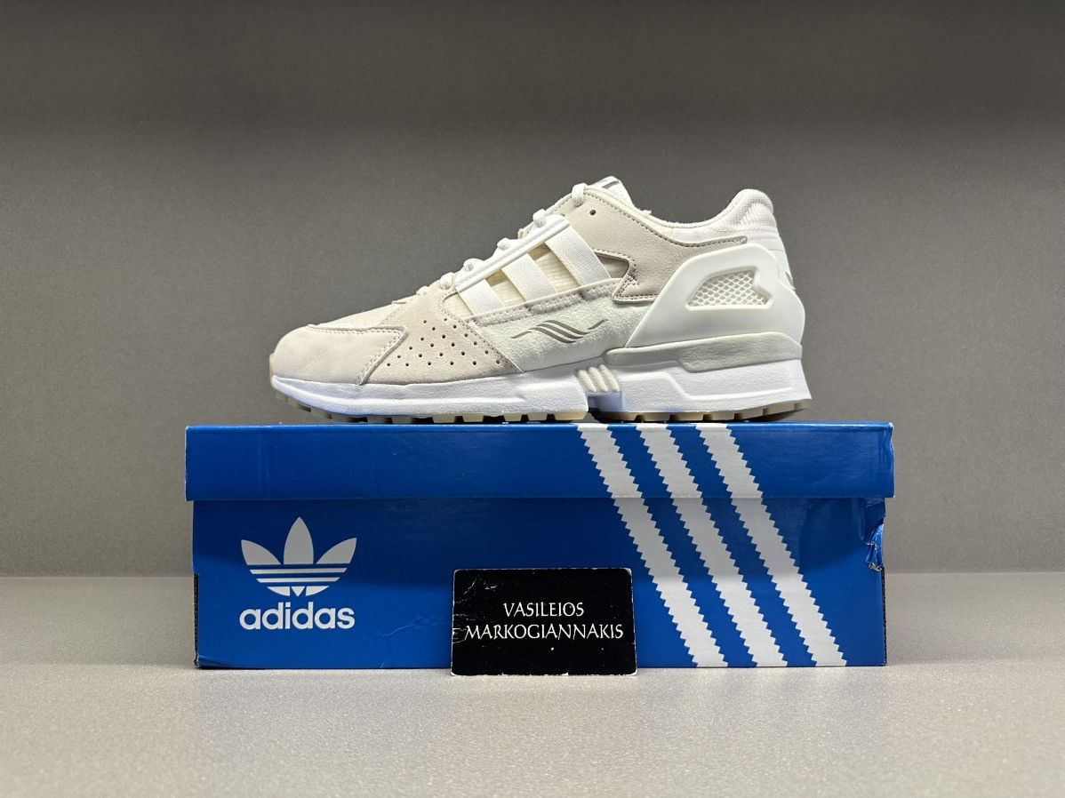 Adidas Adidas ZX 10000 Triple White Size US 10 / EU 43 - 1 Thumbnail