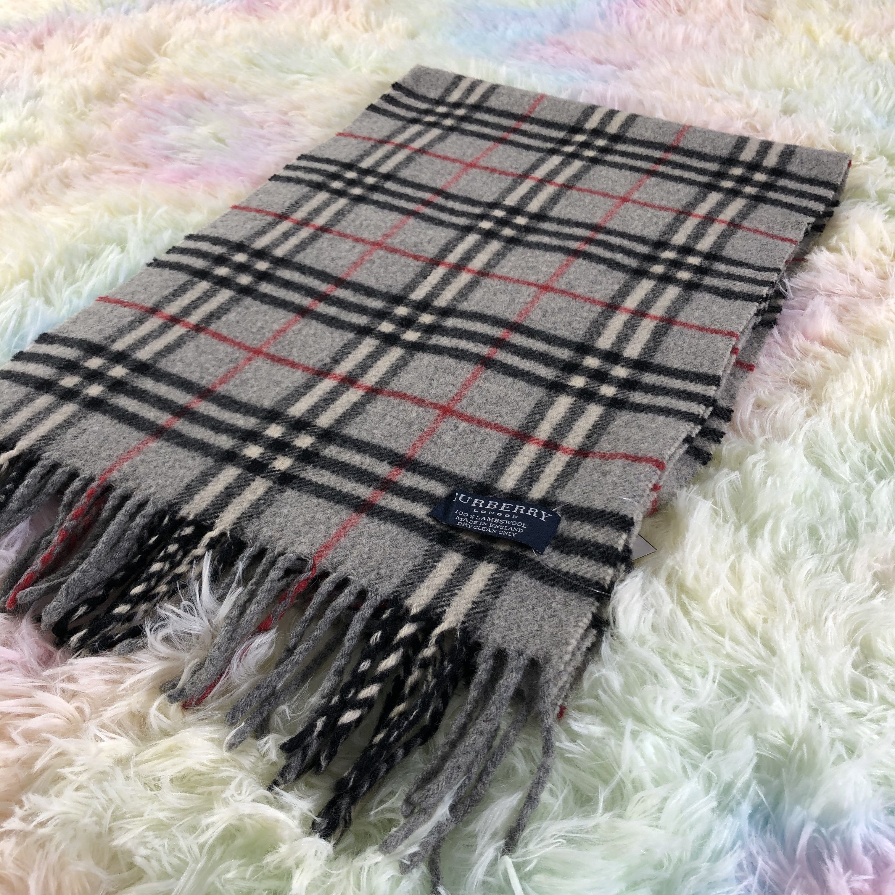 Burberry × Vintage Burberry Scarf / Muffler / Neckwear - KM17 Size ONE SIZE - 3 Thumbnail