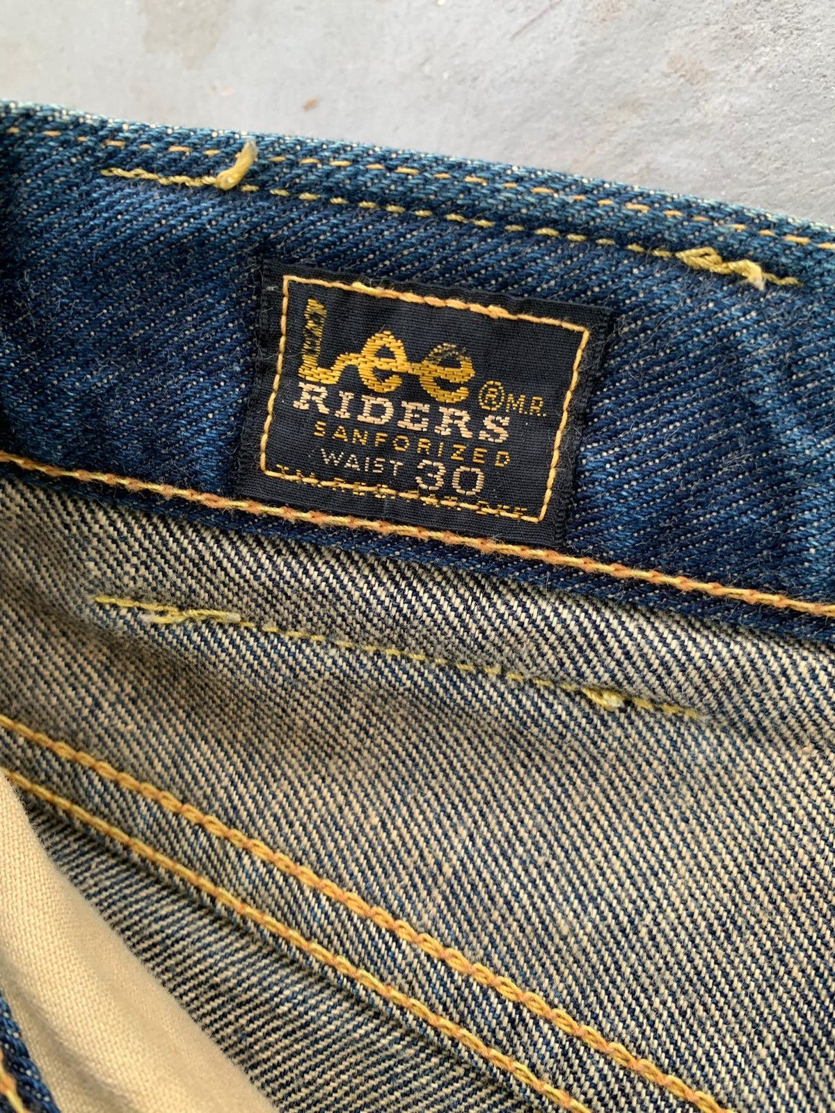 Lee Vintage Lee Riders Half Selvedge Denim Size US 32 / EU 48 - 7 Thumbnail