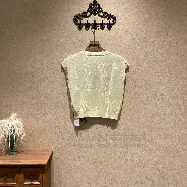 Other Hermes Silk Jacquard Knit Short Sleeve Size S / US 4 / IT 40 - 2 Thumbnail