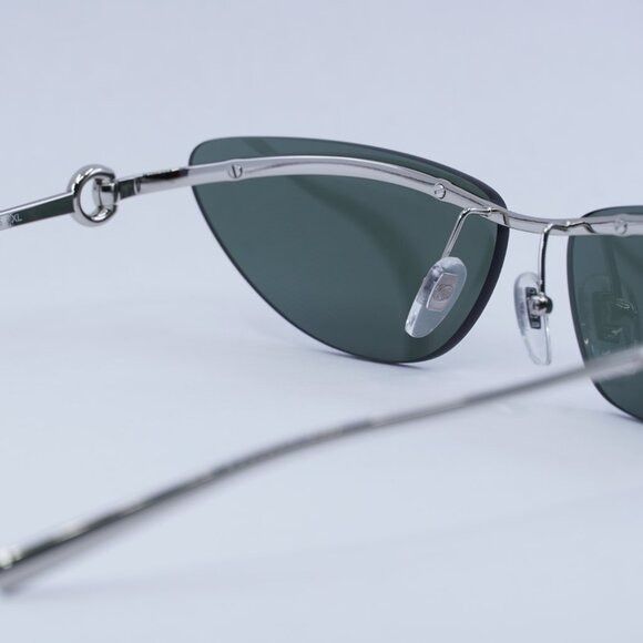 Gucci 🕶️ New Gucci GG1701S 001 Sunglasses - Silver Frame, Grey Size ONE SIZE - 8 Thumbnail