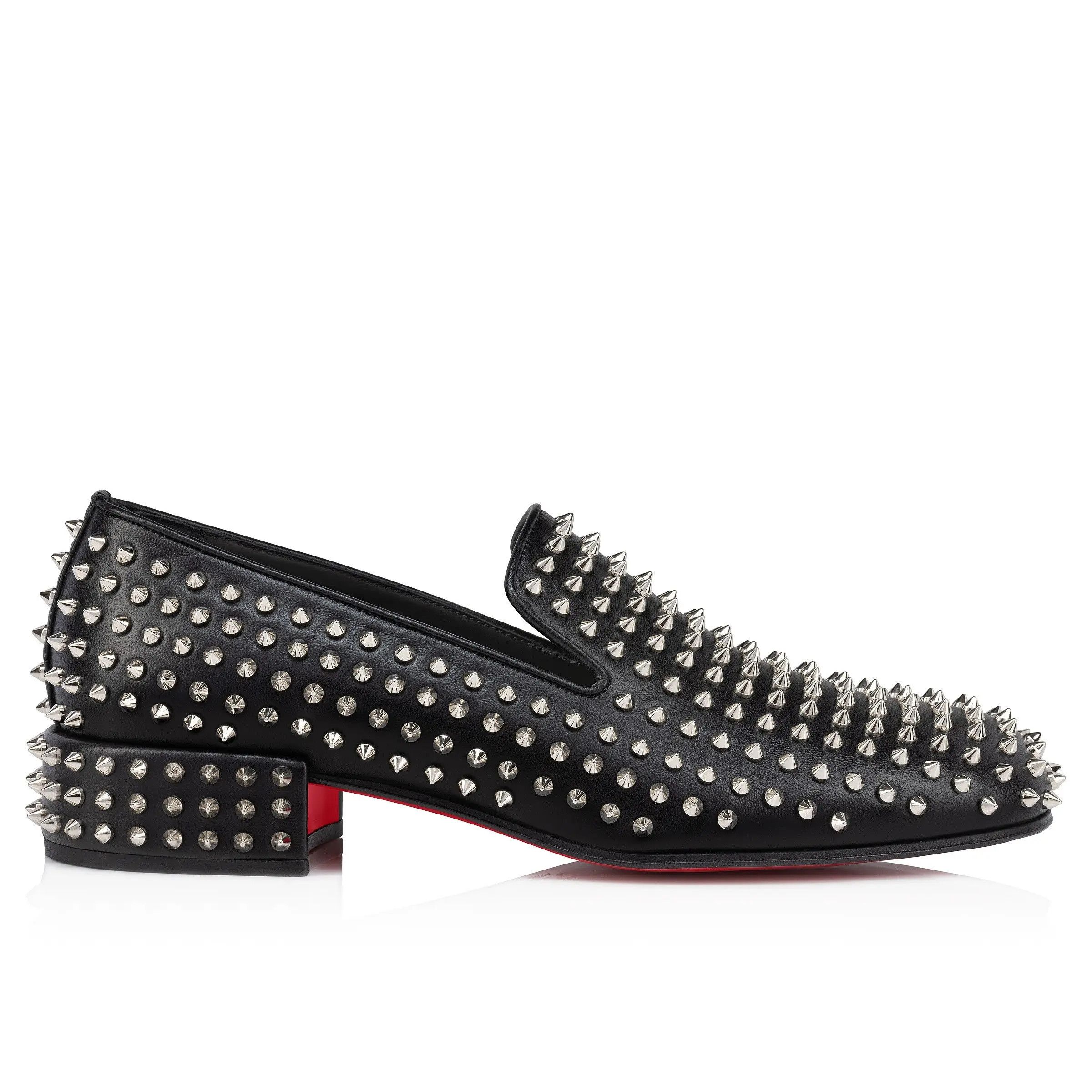 Christian Louboutin o1s1wg111025 Loafers in Black Size US 12 / IT 42 - 1 Thumbnail