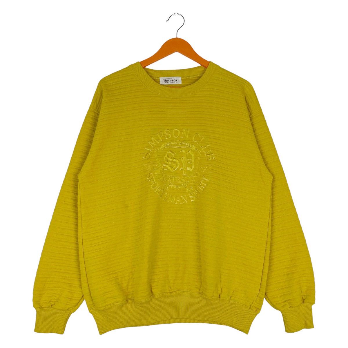 The Simpsons × Vintage Vintage Simpson Club Big Logo Embroidered Crewneck Size US M / EU 48-50 / 2 - 1 Thumbnail