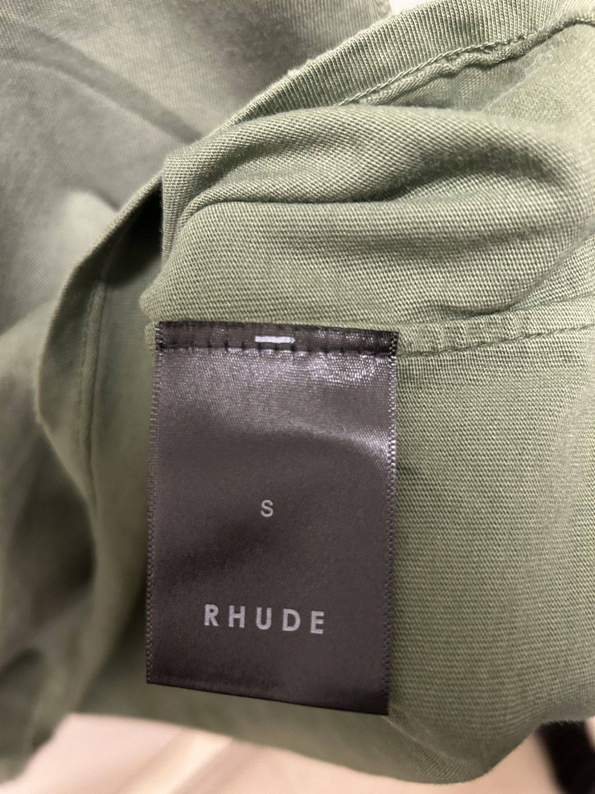 Rhude Rhude sundry olive reverse tee Size US S / EU 44-46 / 1 - 8 Thumbnail