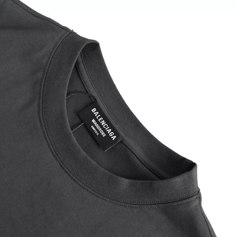 Balenciaga Balenciaga 23ss Twisted Letter Double B Short Sleeve 2504-N Size US S / EU 44-46 / 1 - 4 Thumbnail