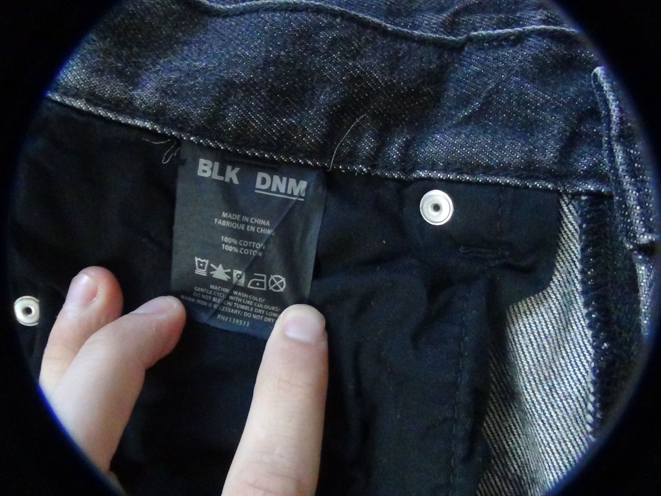 Blk Dnm BLK DNM Bleached Size US 31 - 6 Thumbnail